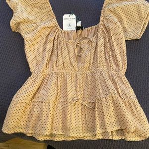 Emile & Ida women’s ruched top